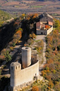 Castell de Mur i Sta. Maria de Mur. Pallars Jussà.